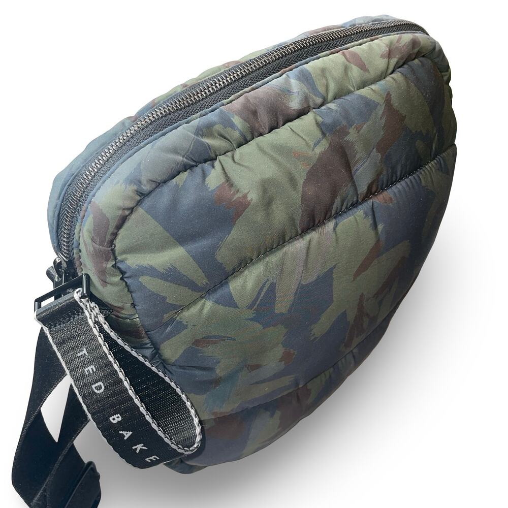 Ted Baker London Hawtry Camo Puffer Flight Crossbody Bag Utility Messenger